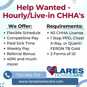 Consider a Career at Lares Home Care Today!