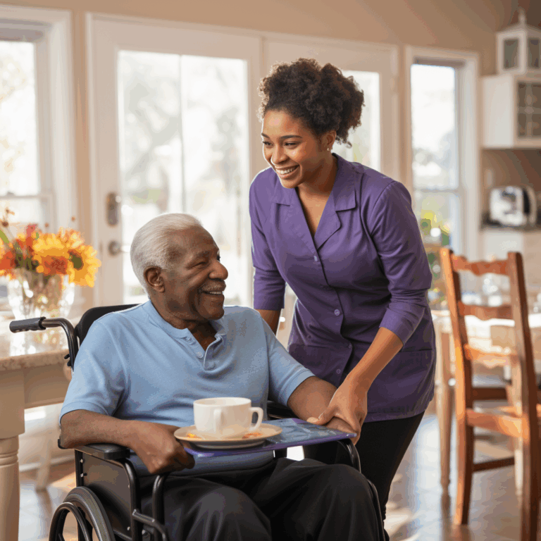 Elder care providers help seniors age in place in comfort and safety.