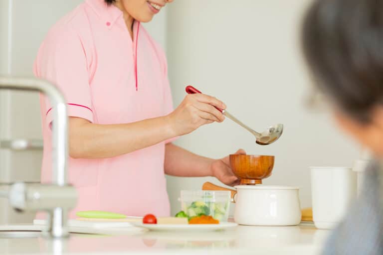 Home care can help seniors eat better through meal prep and shopping for healthy ingredients.