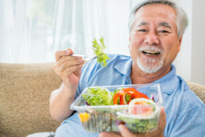 In-home care can help aging seniors practice better eating habits and nutrition.
