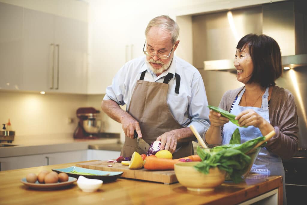 Home care helps seniors enjoy healthier, happier mealtimes with caring support.